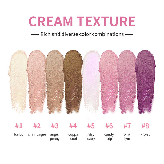 Brightening And Repairing 8 Colors Highlighting Powder