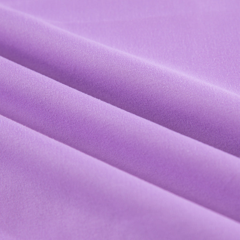Solid Color Brushed Bed Sheet Shrimp Peel Non-balling Bed Bag Non-fading Cleaning Pad Mattress Protector