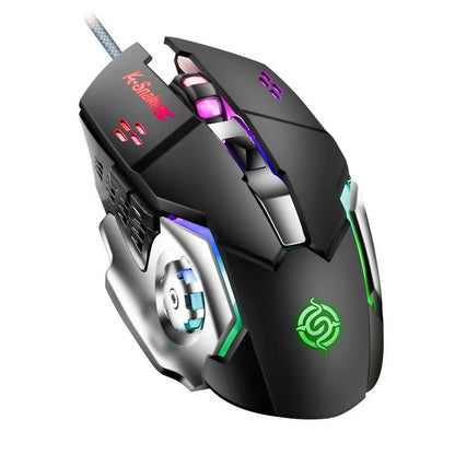 Game optical mouse USB silent light
