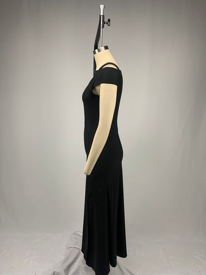 V-Neck Sexy Off-The-Shoulder Split Party Dress. WAS £30 NOW £18.99.