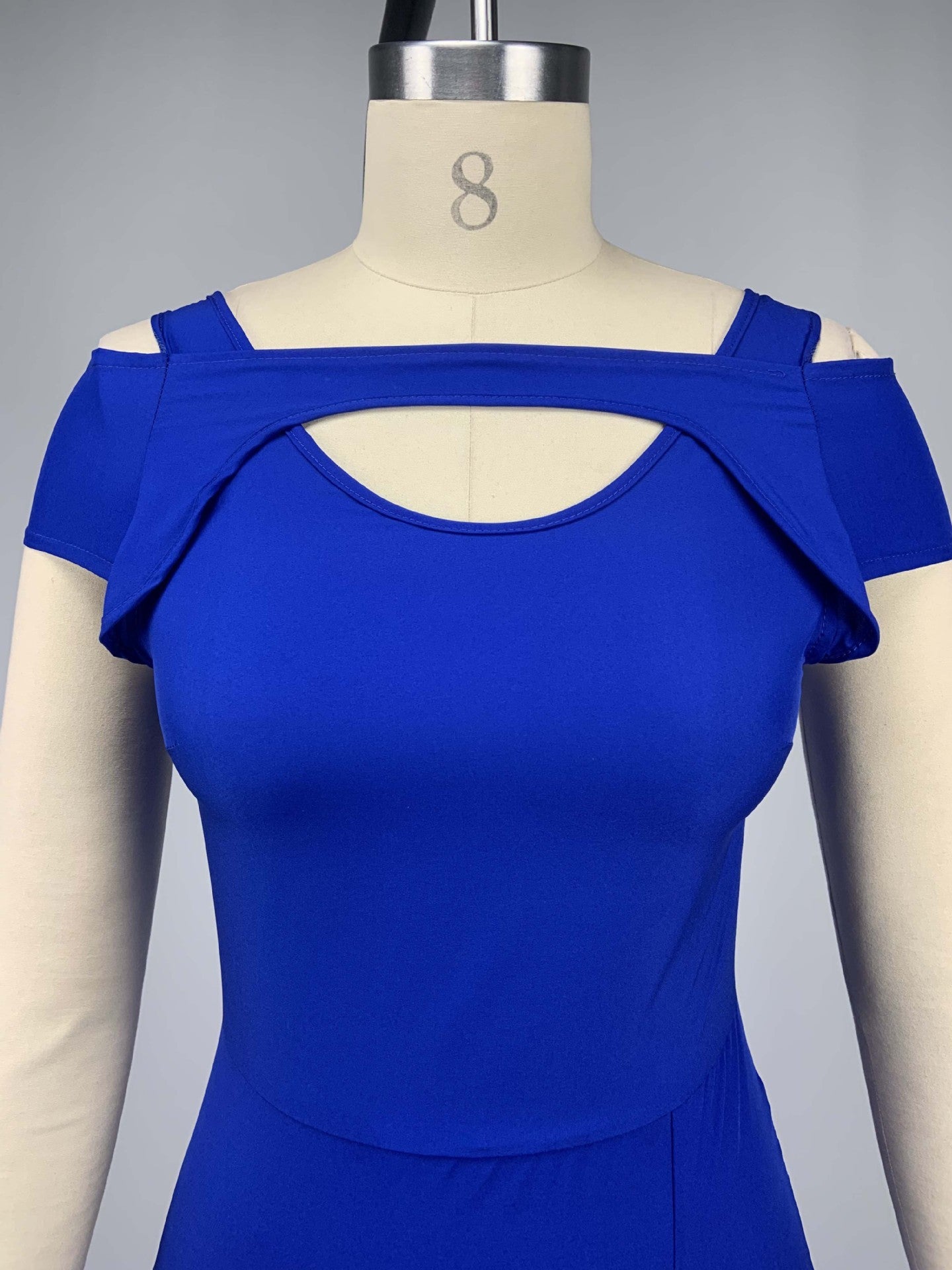 V-Neck Sexy Off-The-Shoulder Split Party Dress. WAS £30 NOW £18.99.