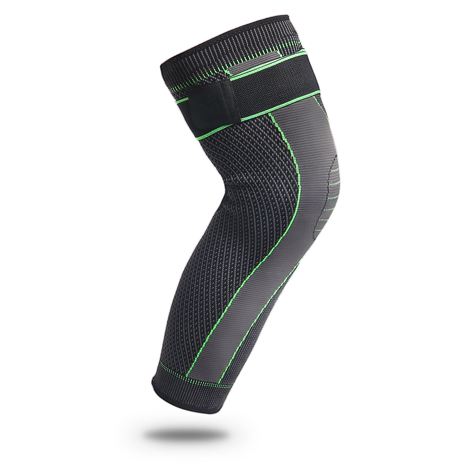 Knitted Straps, Pressurized Sports, Extended Knee Pads, Men&#039;s And Women&#039;s Autumn And Winter Protection, Calf Basketball Football Warm Knee Pads