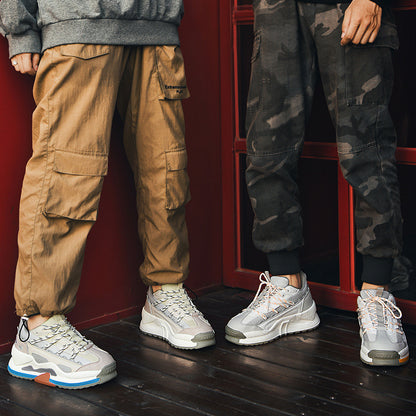 Platform height increase running shoes