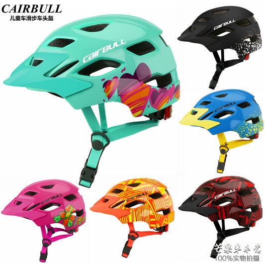19 CAIRBULL Children&#039;s Bicycle Balance Car Helmet Roller Skating Scooter Safety Helmet Cap With Tail Light