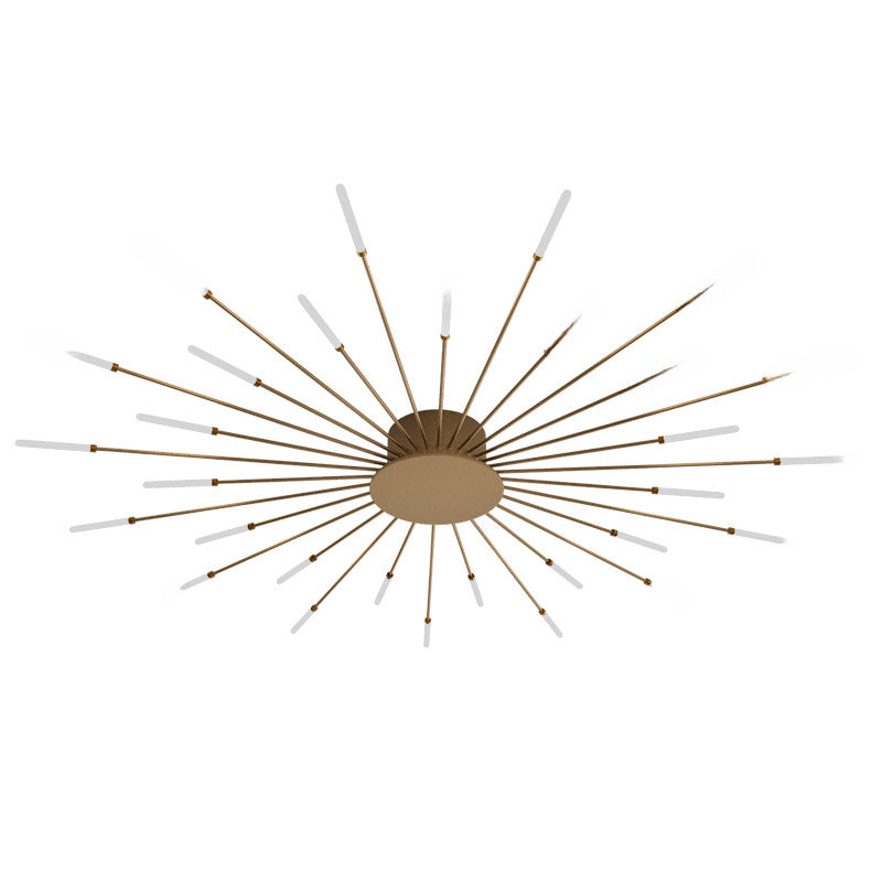 Zhongshan Lamps Simple Living Room Lamp Ceiling Lamp Hall High-class Restaurant Bedroom Vortex Fireworks LED Ceiling Lamp