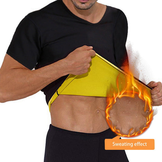 Body Shaper Fitness Sports T-shirt with Abdomen Corset