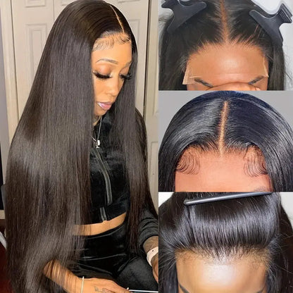 Fashion Front Lace Straight Hair African Hot Selling Medium Straight Hair Wig