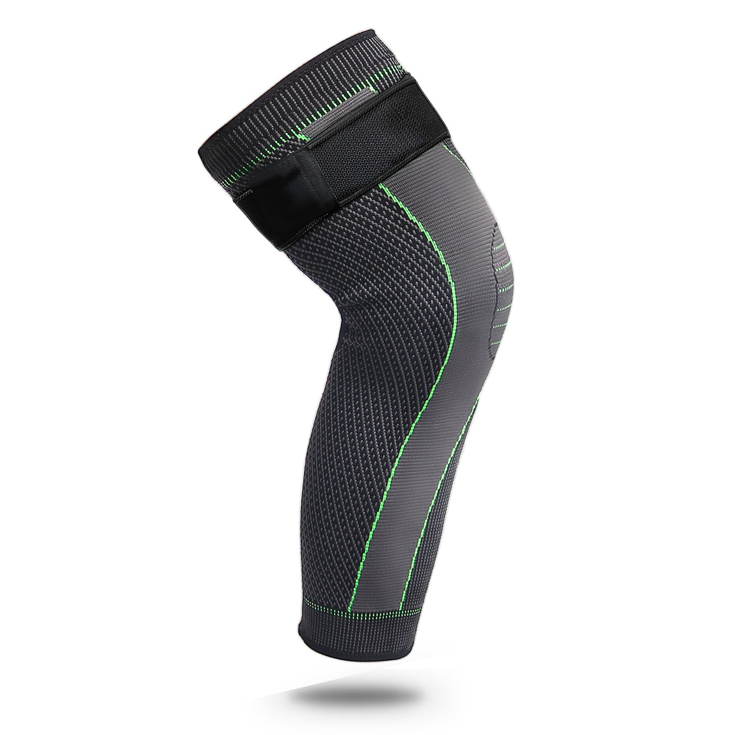 Knitted Straps, Pressurized Sports, Extended Knee Pads, Men&#039;s And Women&#039;s Autumn And Winter Protection, Calf Basketball Football Warm Knee Pads