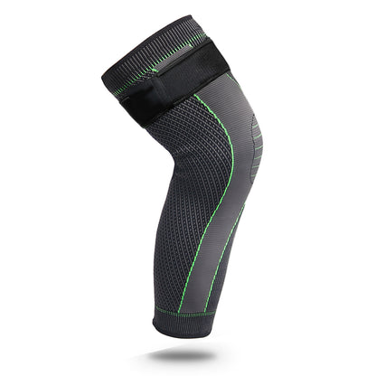 Knitted Straps, Pressurized Sports, Extended Knee Pads, Men&#039;s And Women&#039;s Autumn And Winter Protection, Calf Basketball Football Warm Knee Pads
