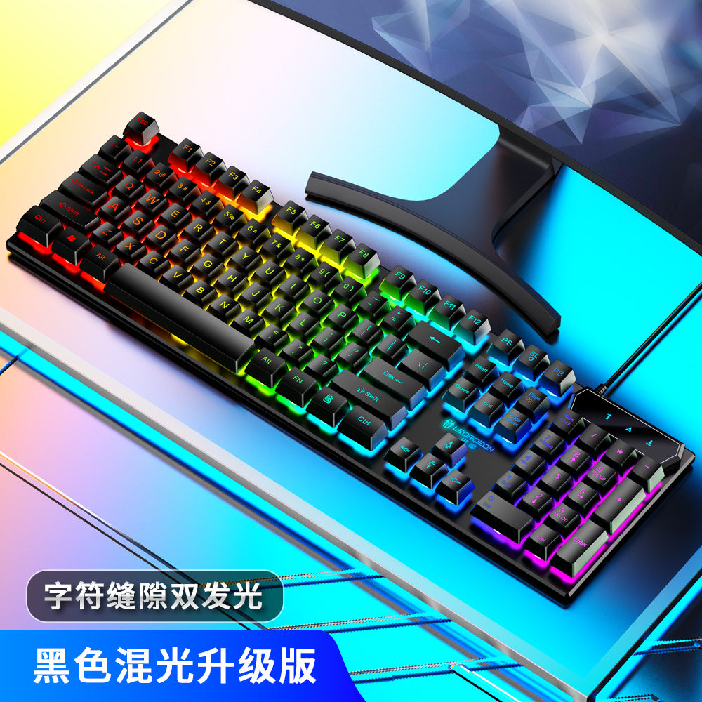 Hunting Engine GX50 Light-emitting Gaming Keyboard Gaming Peripherals Robotic Sensing Light-emitting Keyboard Amazon Factory Wholesale
