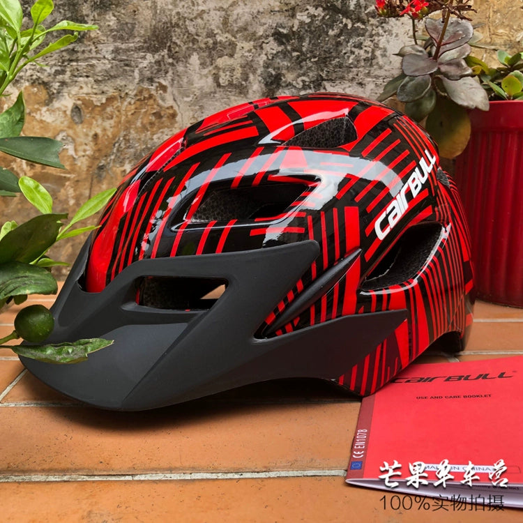 19 CAIRBULL Children&#039;s Bicycle Balance Car Helmet Roller Skating Scooter Safety Helmet Cap With Tail Light