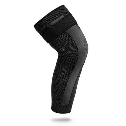 Knitted Straps, Pressurized Sports, Extended Knee Pads, Men&#039;s And Women&#039;s Autumn And Winter Protection, Calf Basketball Football Warm Knee Pads