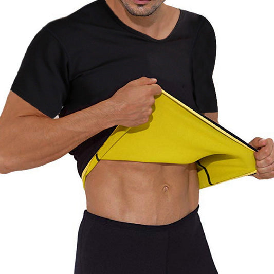 Body Shaper Fitness Sports T-shirt with Abdomen Corset