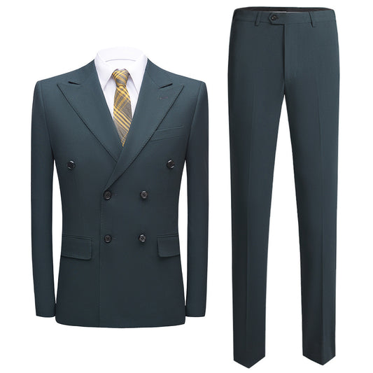 Men's Suit Slim Fit Wedding Clothes Business Casual