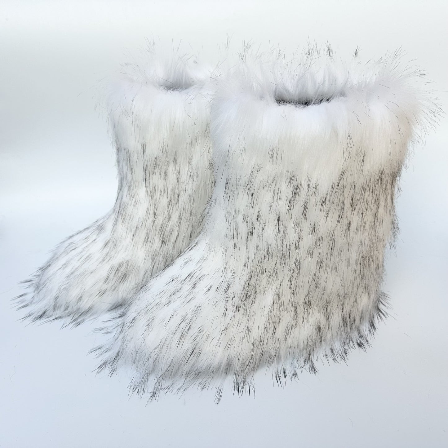 Thickened Plus Size Mid-calf Furry Fur Clothing Snow Boots