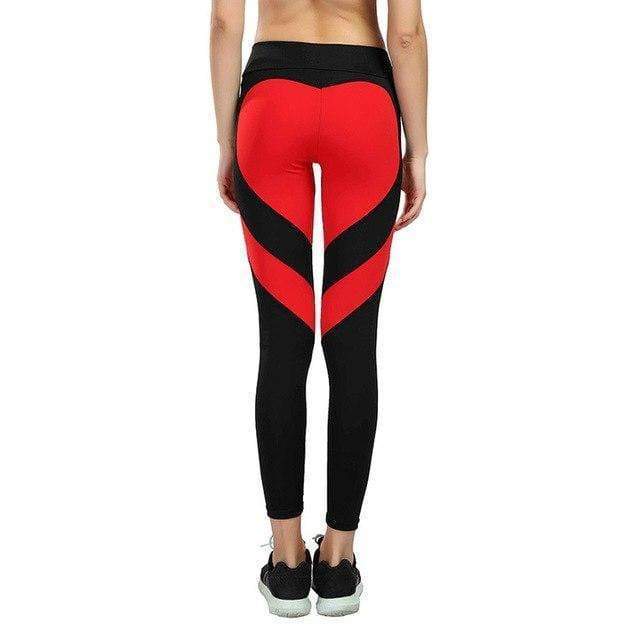 Love Heart-Shaped Gym Sportswear Yoga Pants For Women